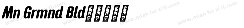 Mon Garamond Bold字体转换